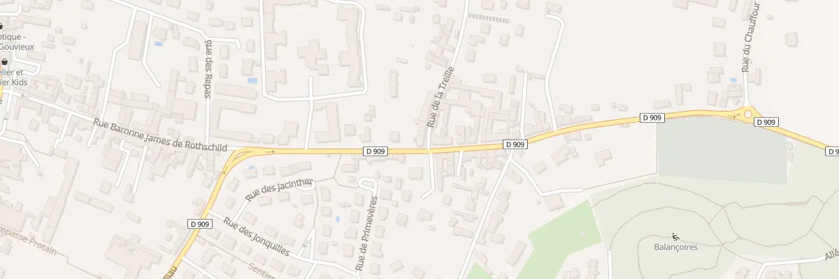 Plan du 1 Rue de la Treille à Gouvieux