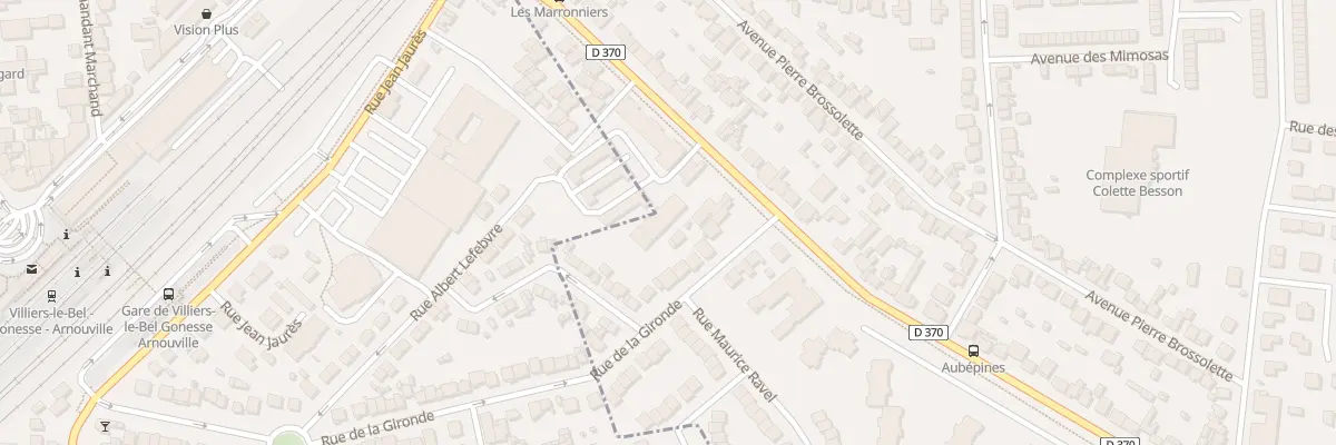 Plan du 11 Av Gabriel Péri à Gonesse