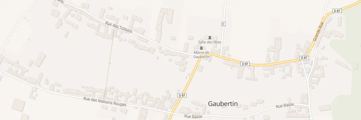 Plan du 3 Rue des Toisons à Gaubertin