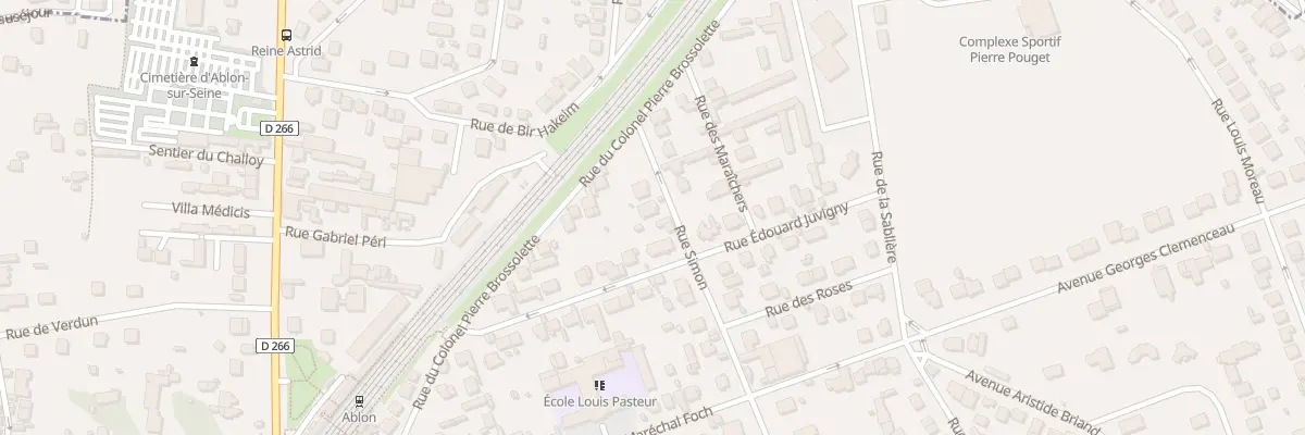 Plan du 29 Rue Simon à Ablon-sur-Seine