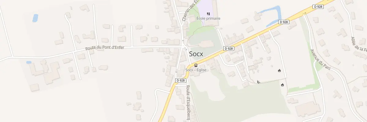 Plan du 2 Vc La Place à Socx