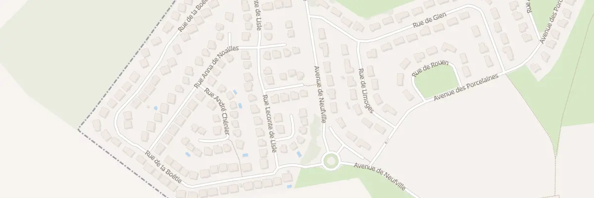 Plan du 121 Rue Leconte de Lisle à Mennecy