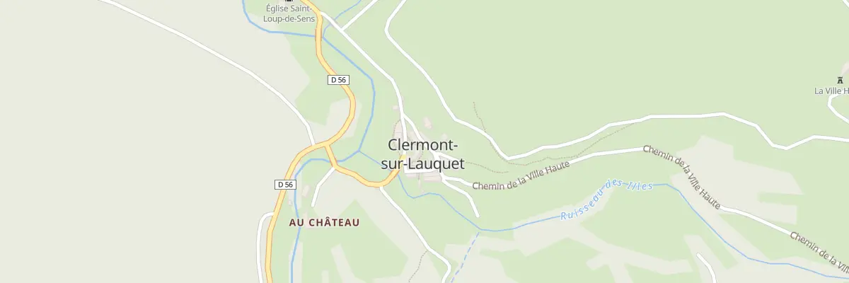 Plan du 8 Le Village à Clermont-sur-Lauquet