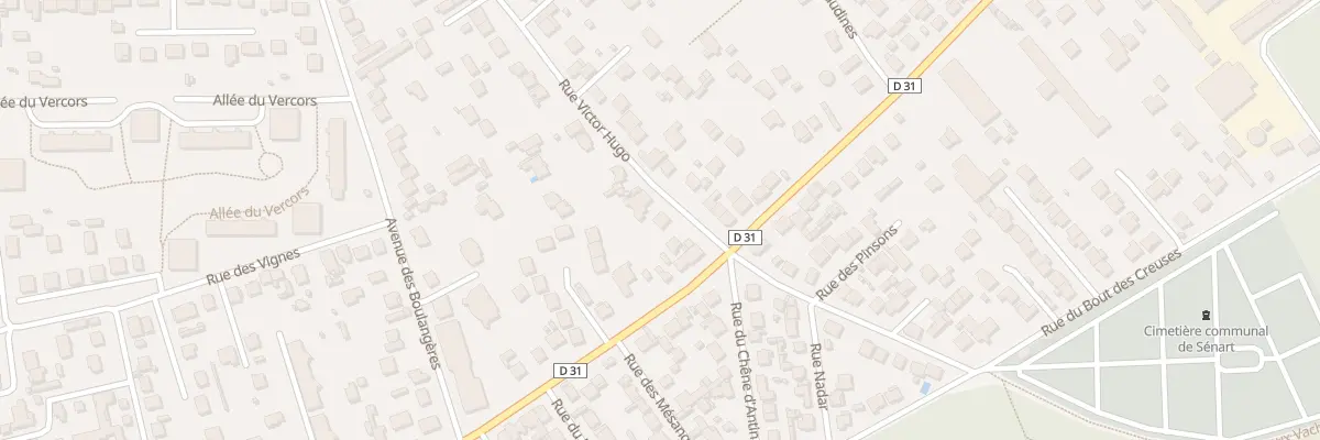 Plan du 96 Rue Victor Hugo à Draveil
