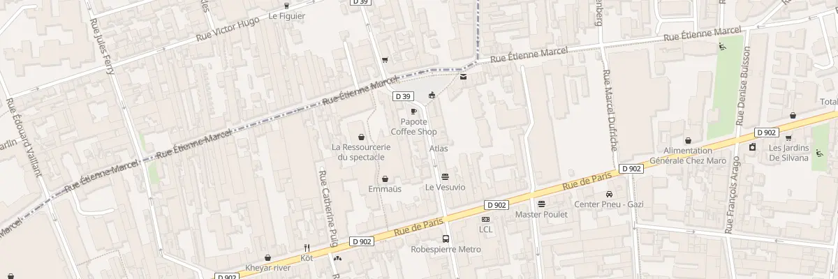 Plan du 6B Rue Arsène Chéreau à Montreuil