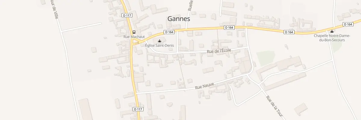 Plan du 14 Rue de l’Ecole à Gannes