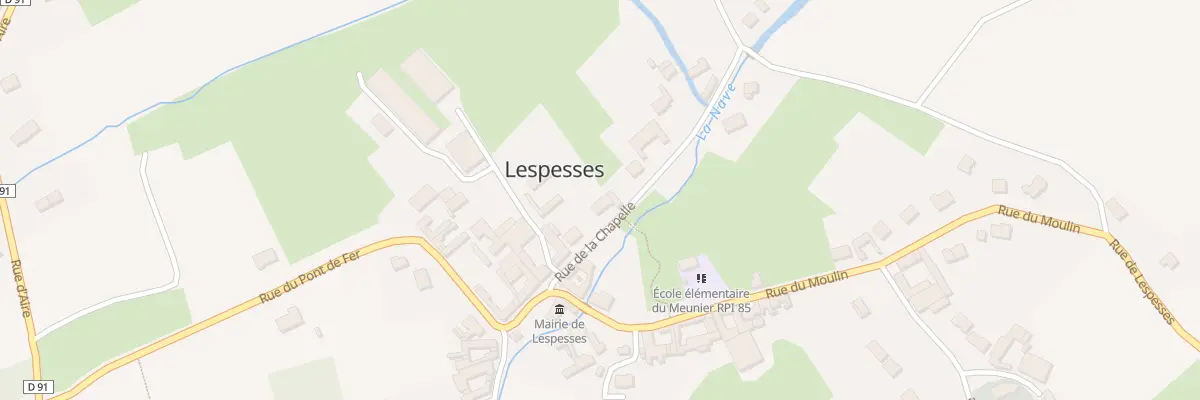 Plan du 5 Rue de la Chapelle à Lespesses