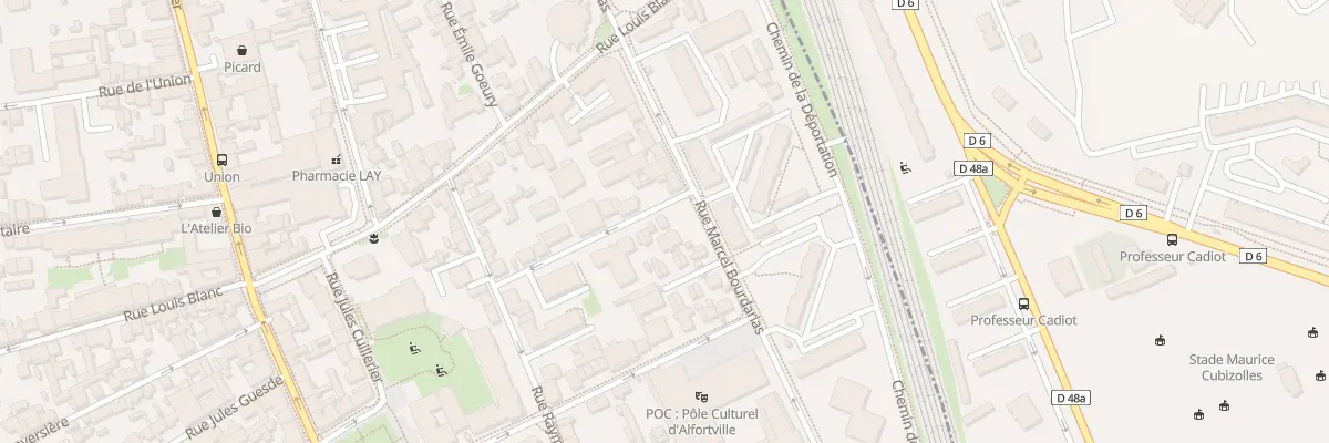 Plan du 64 Rue Marcel Bourdarias à Alfortville