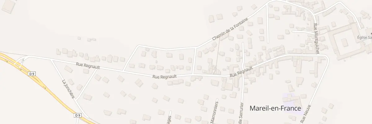 Plan du 44 Rue Regnault à Mareil-en-France
