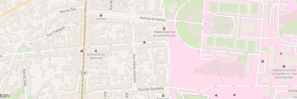 Plan du 24 Rue Edmond Nocard à Saint-Maurice