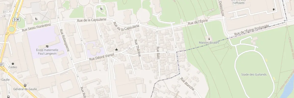 Plan du 31 Rue Désiré Viénot à Bagnolet
