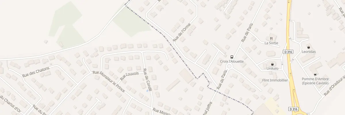 Plan du 25 Rue Turenne à Luzarches