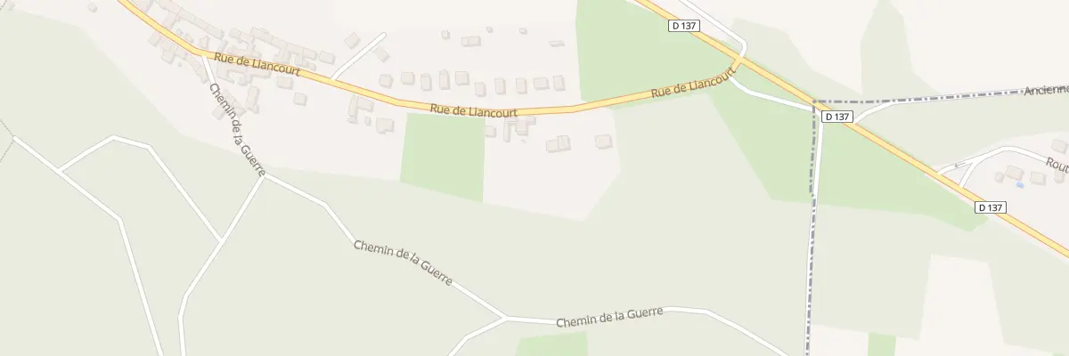 Plan du 658 Rue de Liancourt à Cambronne-lès-Clermont