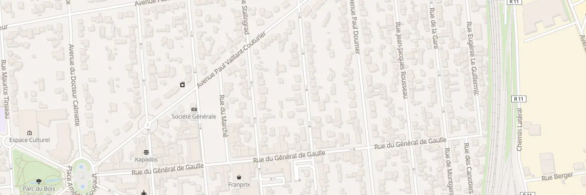 Plan du 7B Rue de la Commune de Paris à Villeneuve-le-Roi