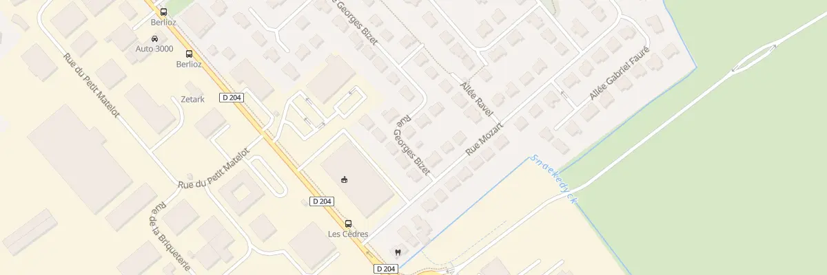 Plan du 28 Rue Georges Bizet à Téteghem-Coudekerque-Village