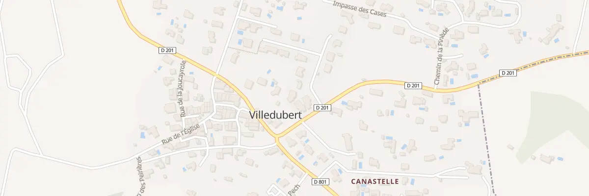 Plan du 190F Chemin d’Orbiel à Villedubert