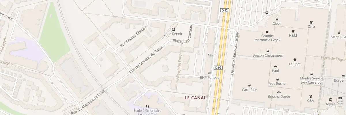 Plan du 46 Rue du Marquis de Raies à Évry-Courcouronnes