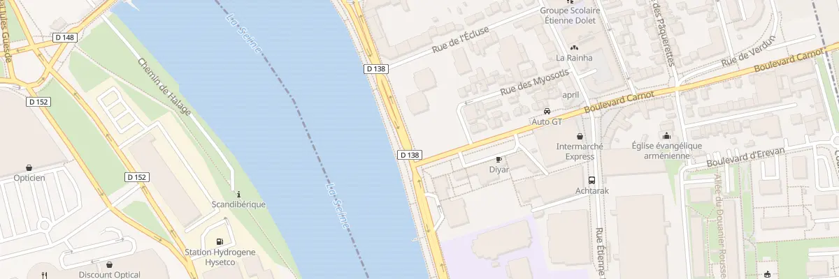 Plan du 3 Bd Carnot à Alfortville