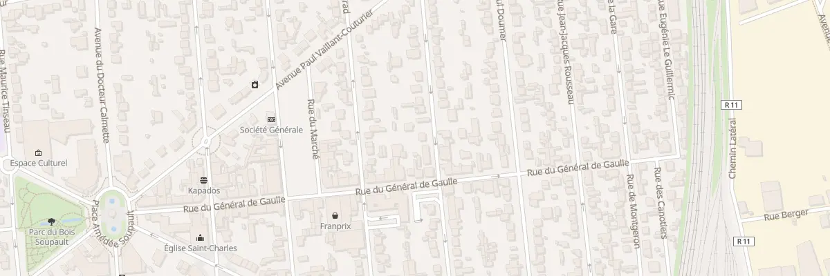 Plan du 3 Rue de la Commune de Paris à Villeneuve-le-Roi