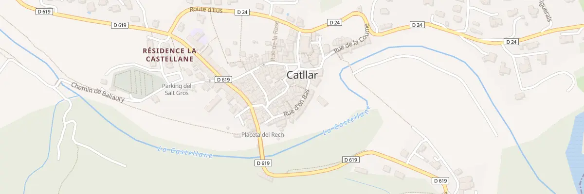 Plan du 77 Le Village à Catllar