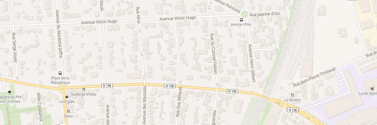 Plan du 8 Rue du Docteur Ageorges à Villeneuve-le-Roi