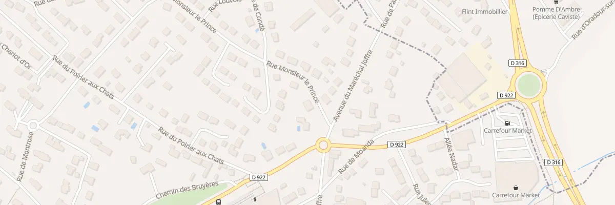 Plan du 1 Rue Monsieur le Prince à Luzarches