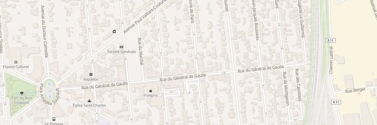 Plan du 38B Rue du Général de Gaulle à Villeneuve-le-Roi
