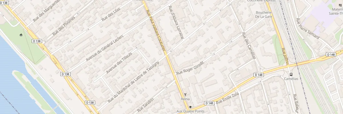 Plan du 241 Rue Vaillant Couturier à Alfortville