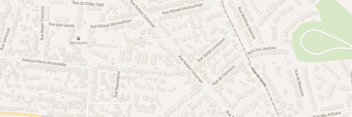 Plan du 74 Rue Robert Schuman à Arnouville