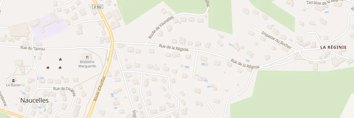 Plan du 12 Rue de la Reginie à Naucelles
