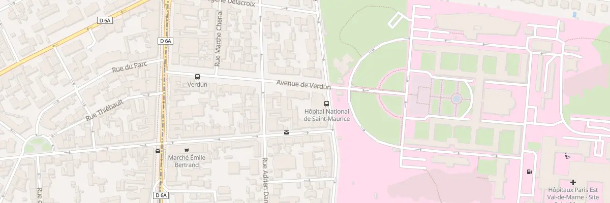 Plan du 20 Av de Verdun à Saint-Maurice