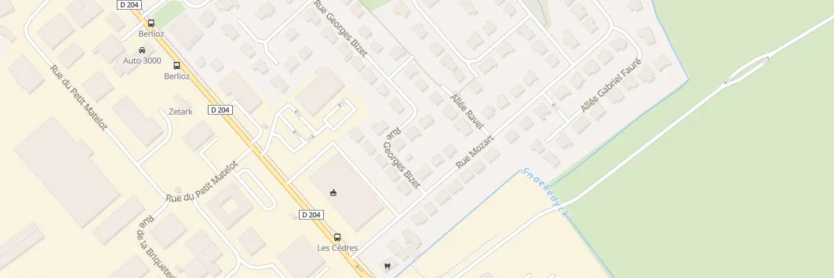 Plan du 26 Rue Georges Bizet à Téteghem-Coudekerque-Village