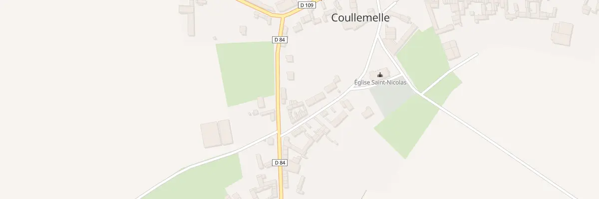 Plan du 8 Rue de l’Église à Coullemelle