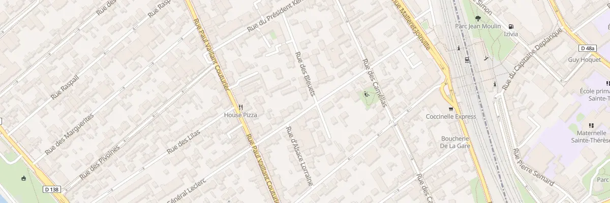 Plan du 41 Av du Général Leclerc à Alfortville