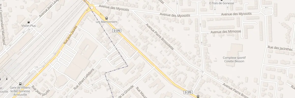 Plan du 30 Av Gabriel Péri à Gonesse