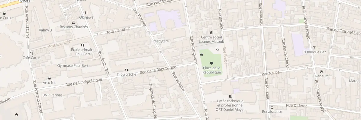 Plan du 4 Rue de la République à Montreuil