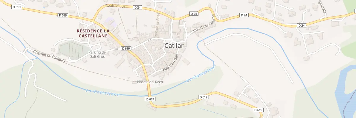 Plan du 96 Le Village à Catllar