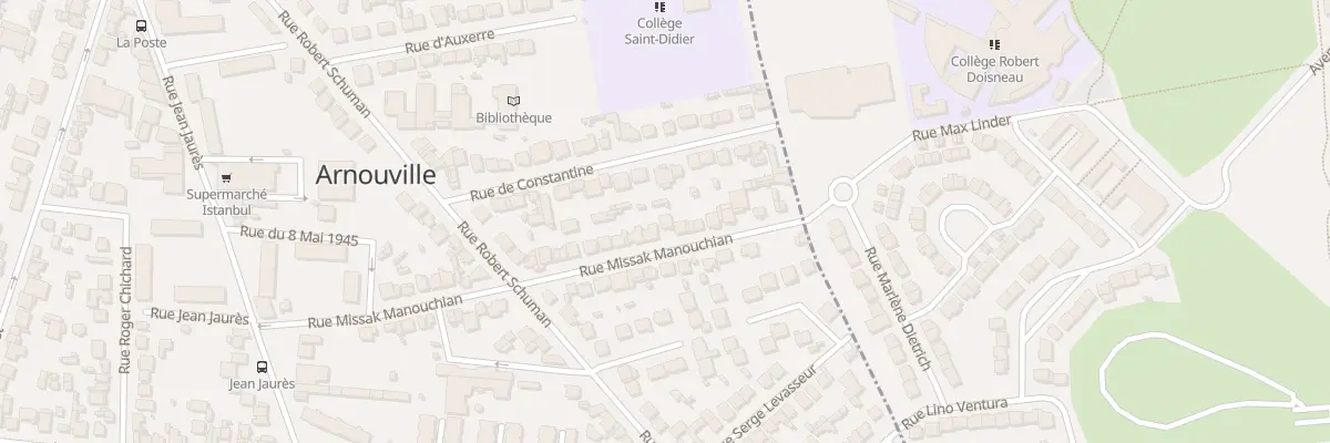 Plan du 51 Rue Missak Manouchian à Arnouville