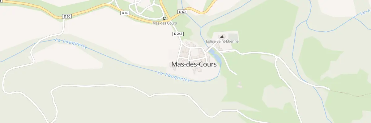Plan du 10 Rue de la Mairie à Mas-des-Cours