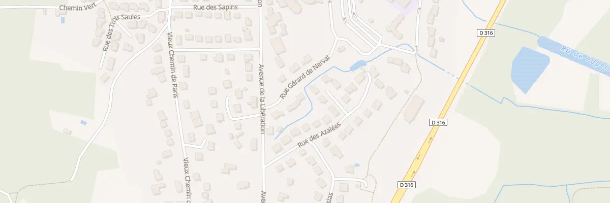 Plan du 6 Rue Gerard de Nerval à Luzarches