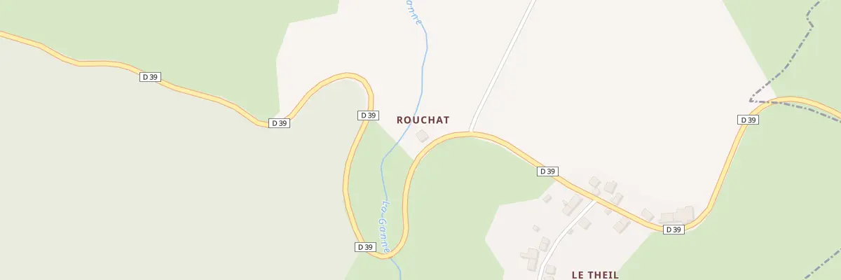 Plan du 1 Rouchat à Mautes