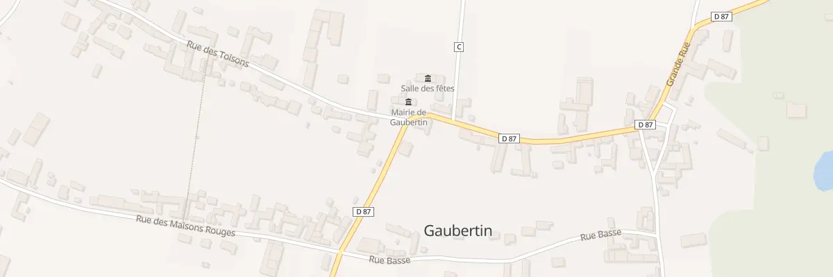 Plan du 4 Gr Grande Rue à Gaubertin