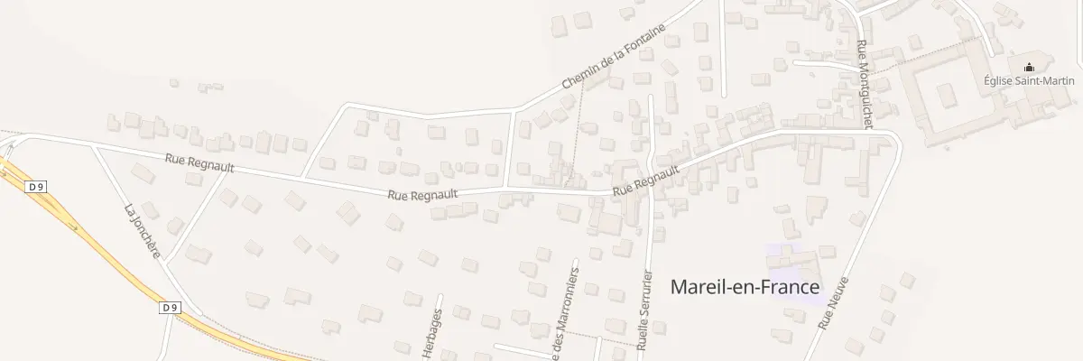 Plan du 42A Rue Regnault à Mareil-en-France
