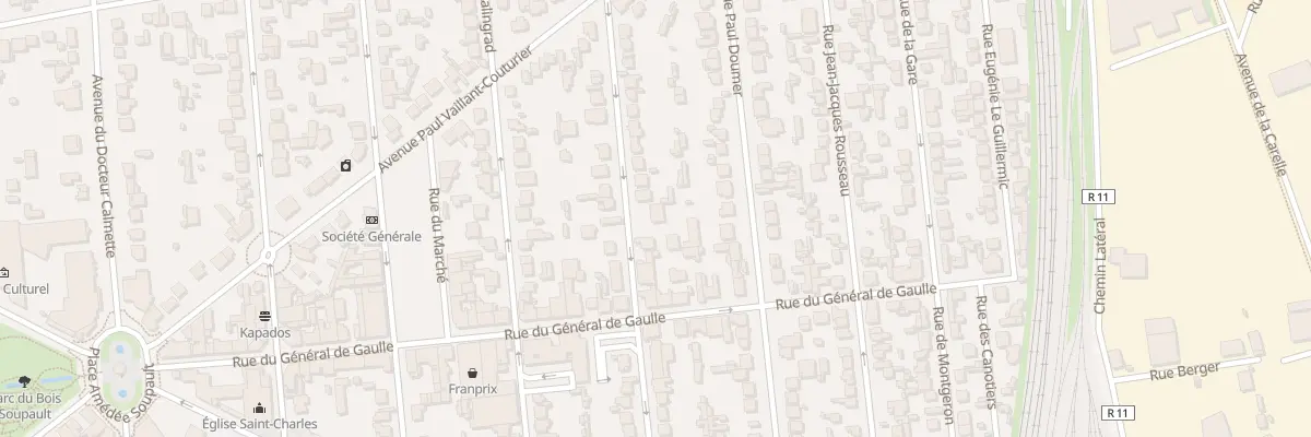 Plan du 8 Rue de la Commune de Paris à Villeneuve-le-Roi