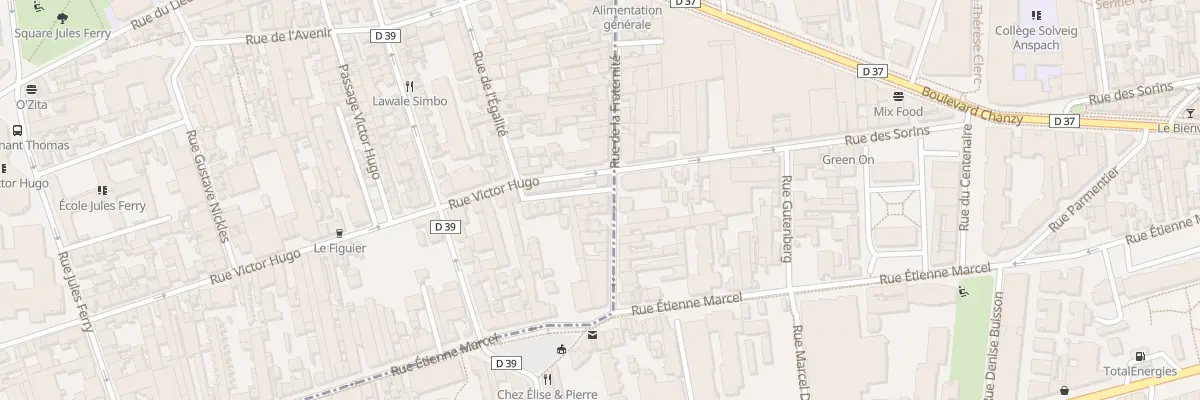 Plan du 104 Rue de la Fraternité à Bagnolet
