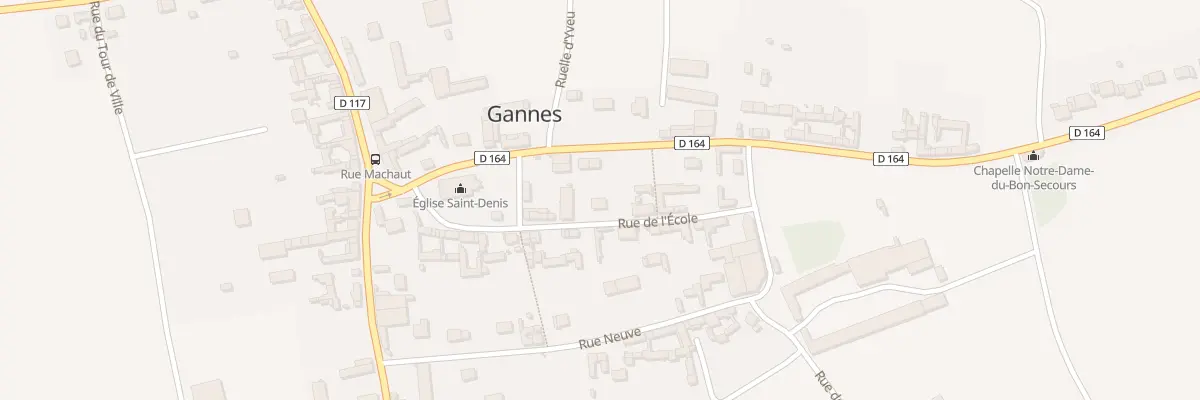 Plan du 3 Rue de l’Ecole à Gannes