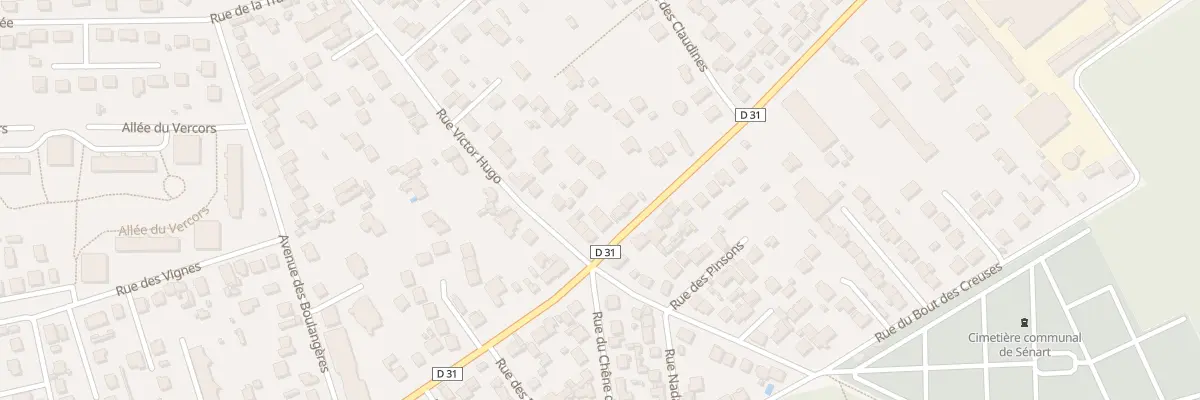 Plan du 97 Rue Victor Hugo à Draveil