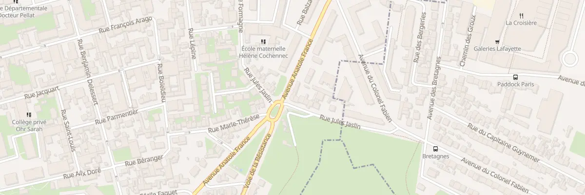 Plan du 11 Rue Jules Jaslin à Pantin