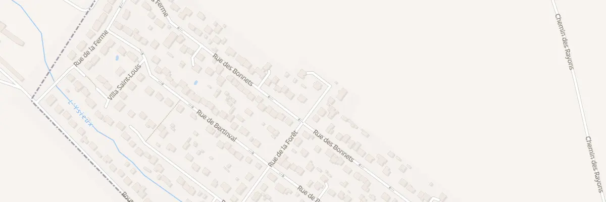 Plan du 44 Rue des Bonnets à Sarcelles