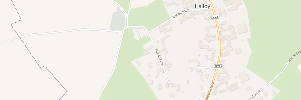 Plan du 16 Rue du Four à Halloy